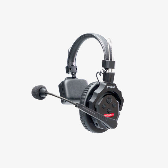 SYNCO Xtalk X wireless intercom headset has 4 buttons to make adjustment.