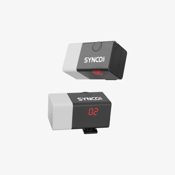The number of each tally light can be easily set by rotating the dial on the SYNCO CE3 wireless tally light system.