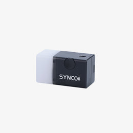 The SYNCO CE3 is not in use when its tally light is white.