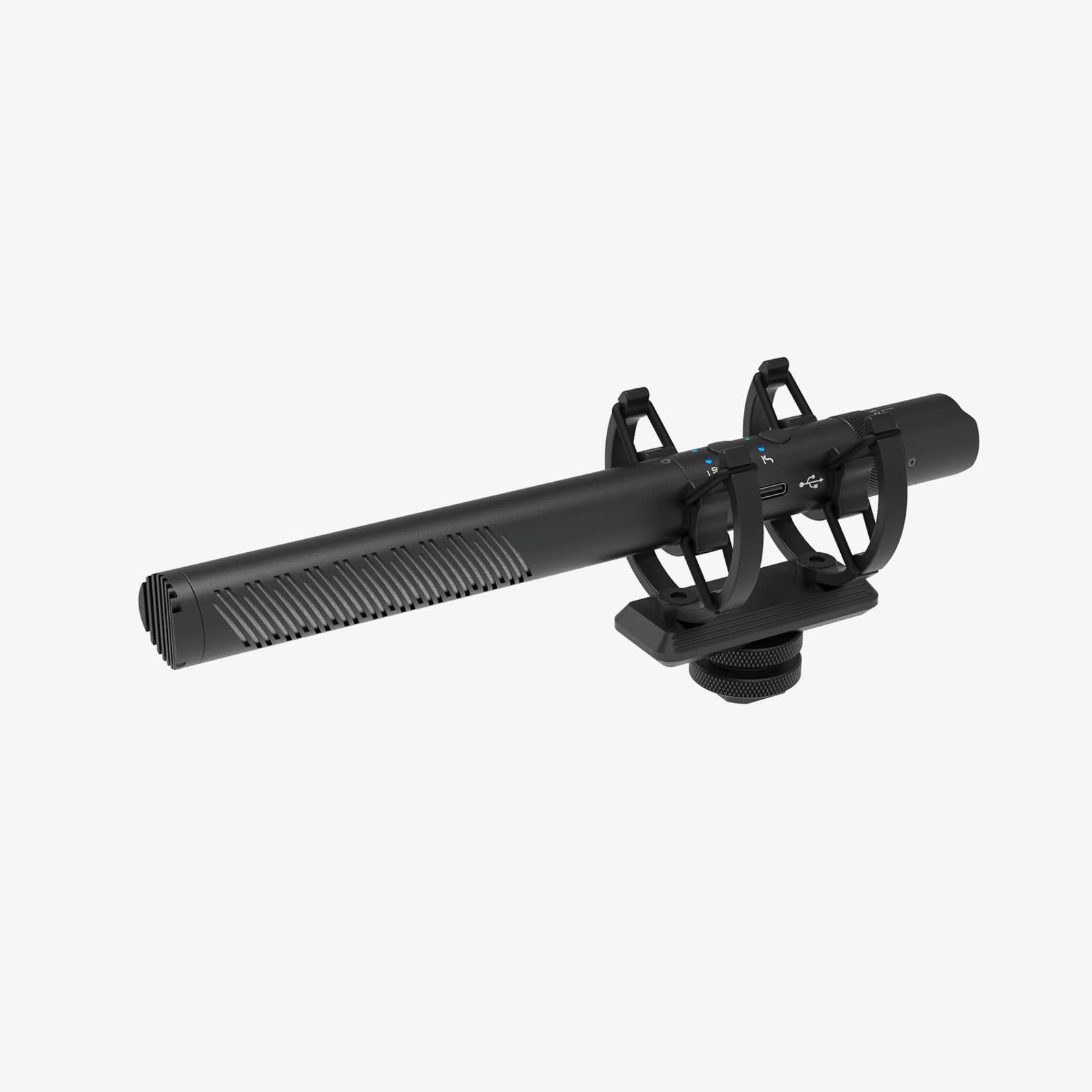 The SYNCO D30 is equipped with a shock mount.