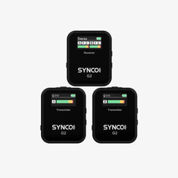 The SYNCO G2(A2) features a TFT display that shows key data such as battery level and volume in real time.