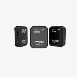 The 3.5 mm jack on the SYNCO G2 PRO long range wireless microphone provides an audible headphone output.