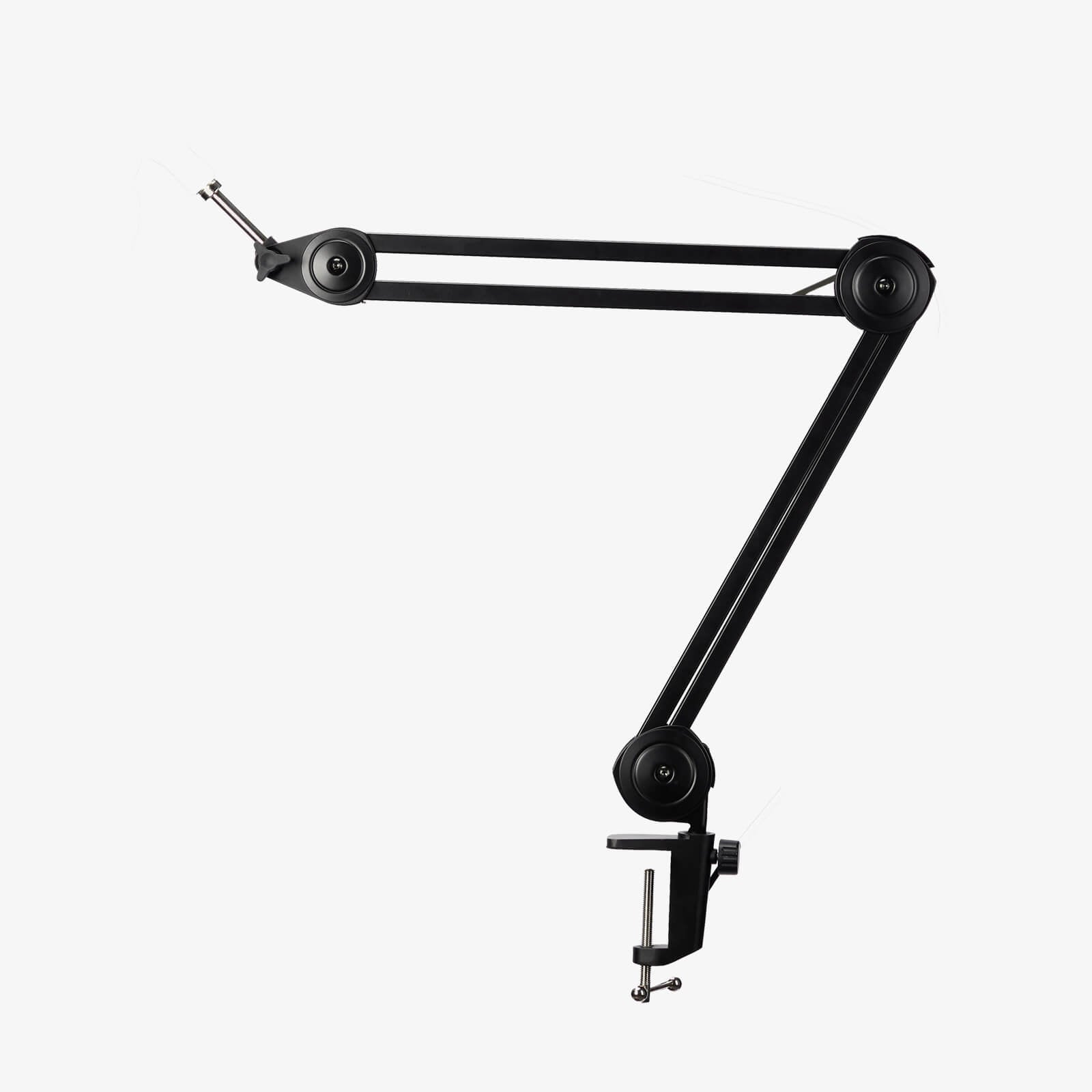 The SYNCO MA30 best microphone arm stand can be flexibly adjusted in angle, the arm can be adjusted up to 150° and the clamp can be rotated 360°.