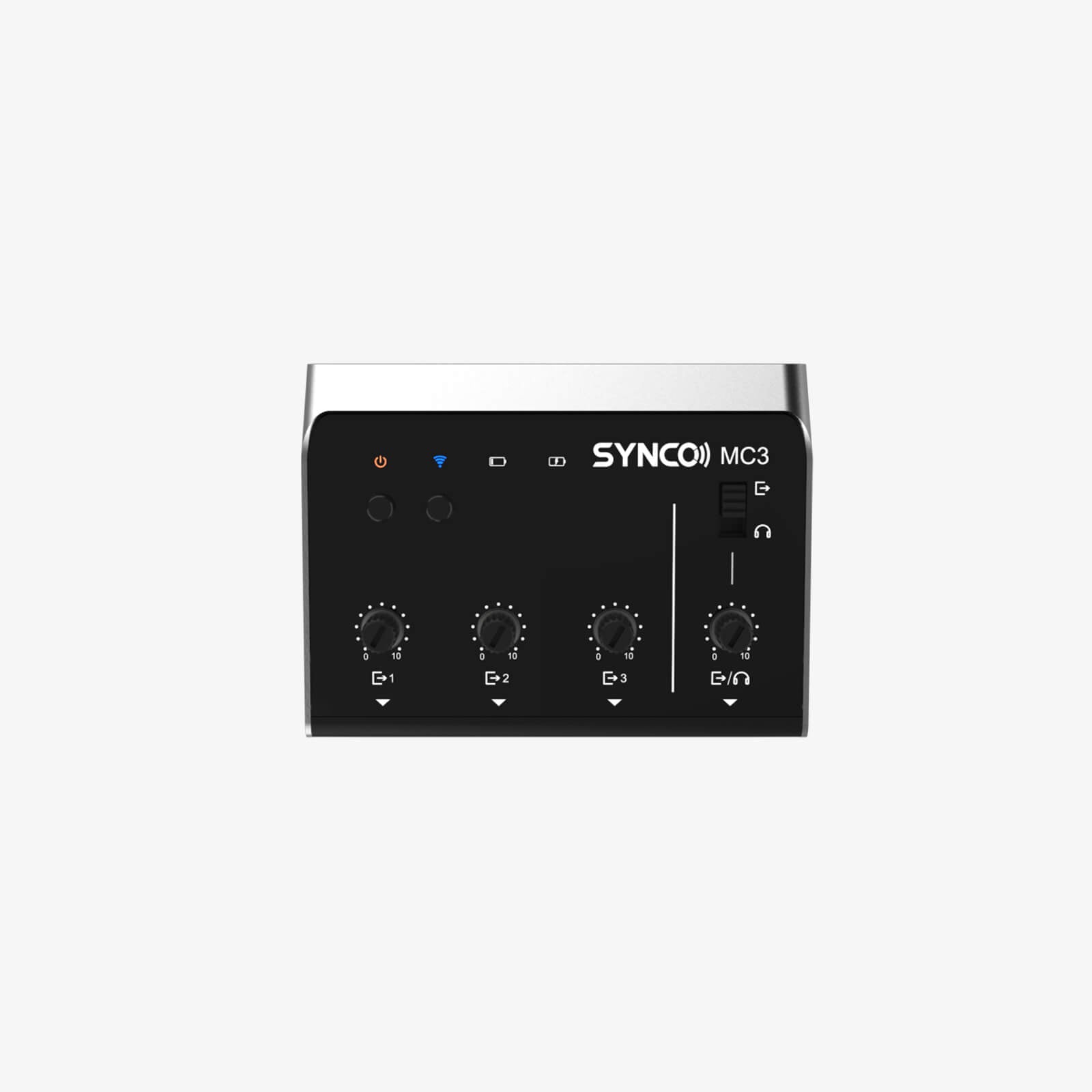 The 4-channel audio mixer of the SYNCO MC3-LITE offers a quick mix of multiple signals.