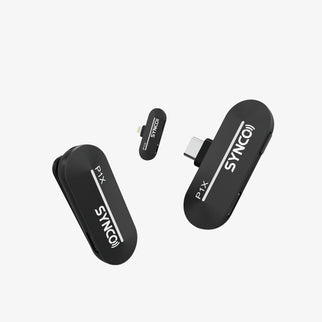 The SYNCO PX is equipped with volume adjustment and mute buttons.