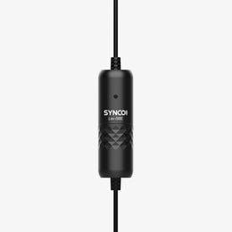 The center of the SYNCO S6E can be rotated to replace and install a battery for extended use.