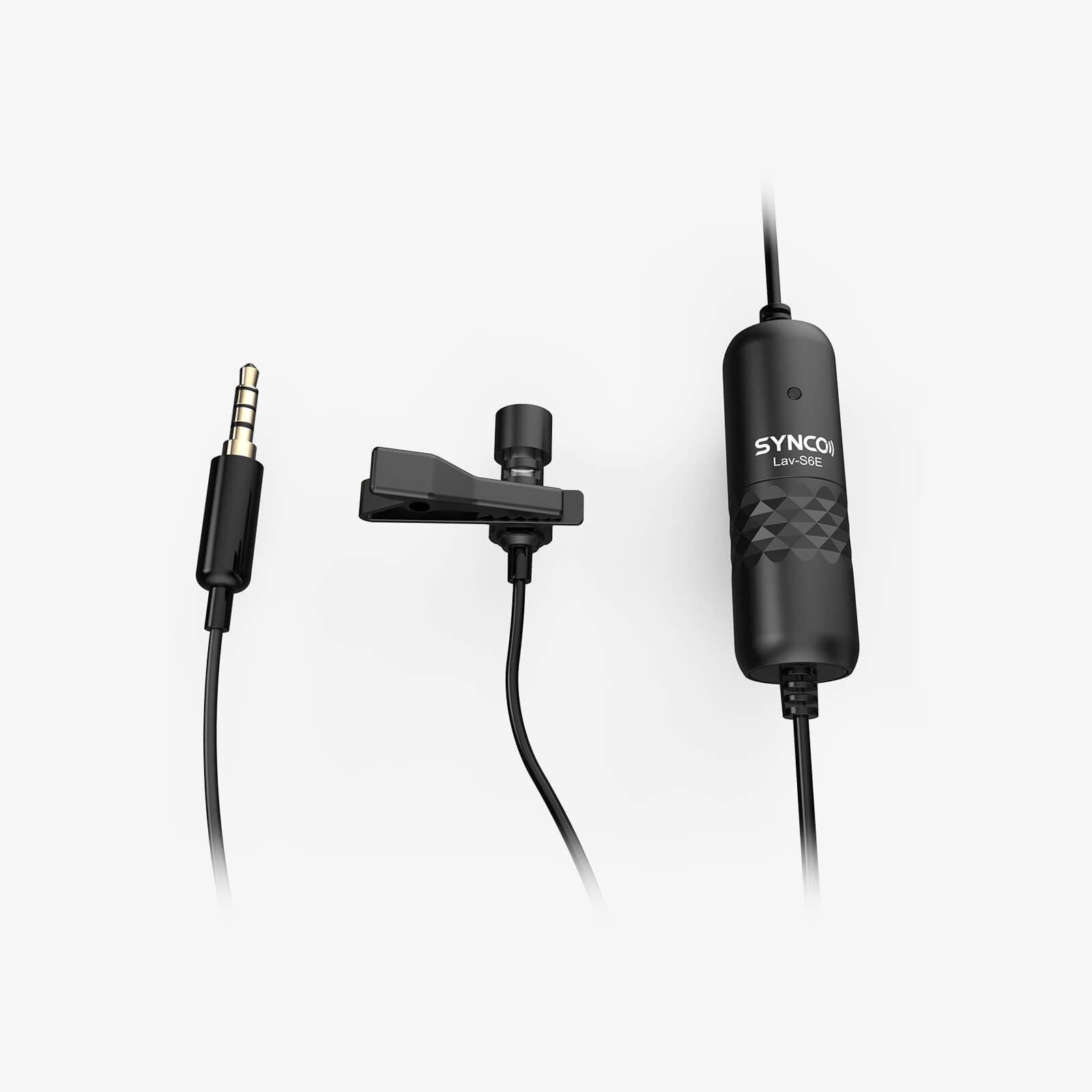 The SYNCO S6E features omnidirectional Lavalier design.