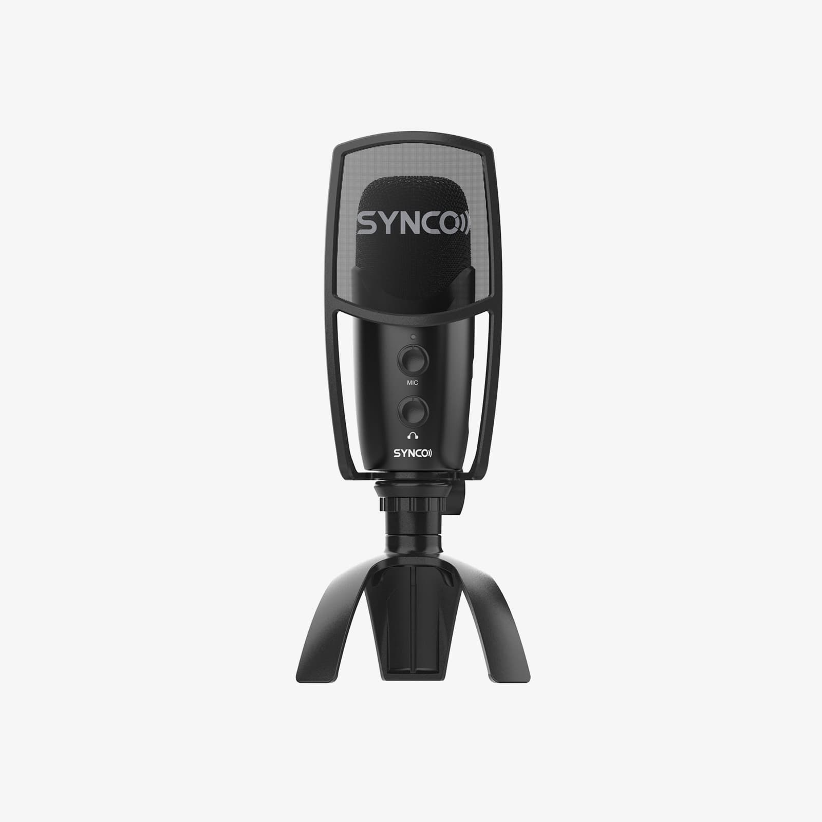 The SYNCO V2 professional condenser microphone utilizes an improved cardioid condenser to effectively focus on the target sound.
