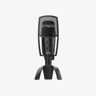 The SYNCO V2 professional condenser microphone utilizes an improved cardioid condenser to effectively focus on the target sound.