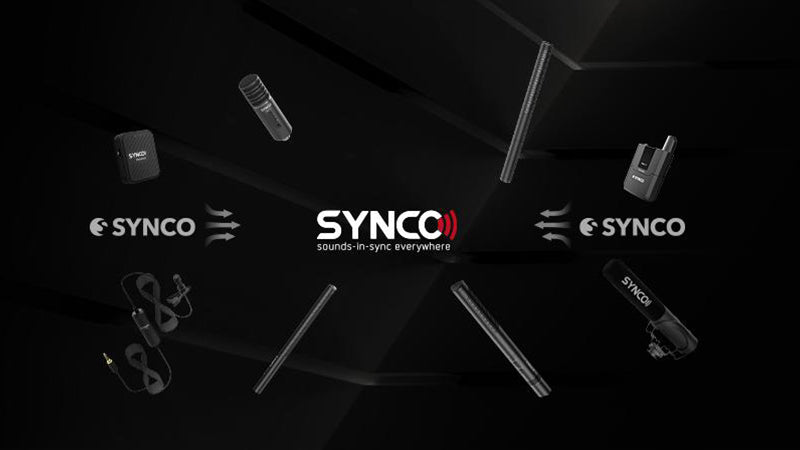 Announcing SYNCO new logo for microphones for recording