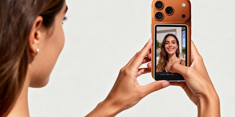 SYNCO upgrades the XView M4 selfie monitor screen for iPhone 17 Series