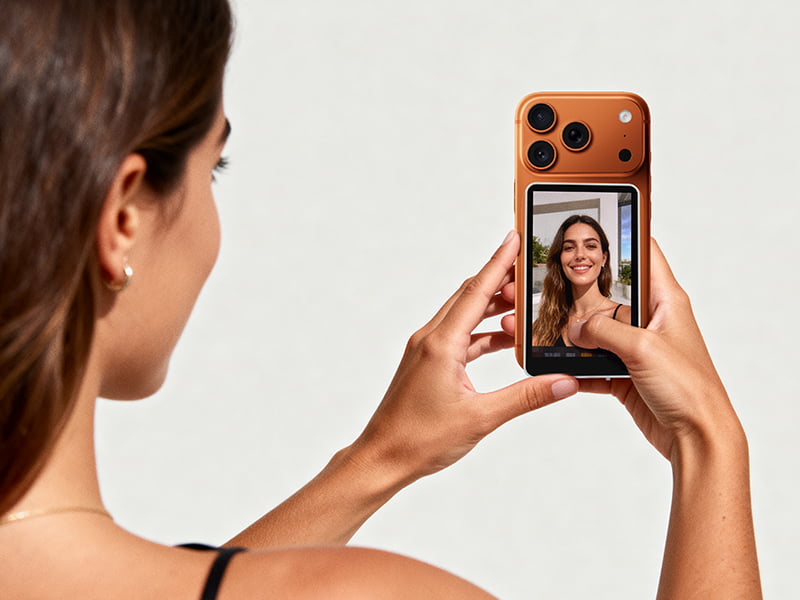 SYNCO upgrades the XView M4 selfie monitor screen for iPhone 17 Series