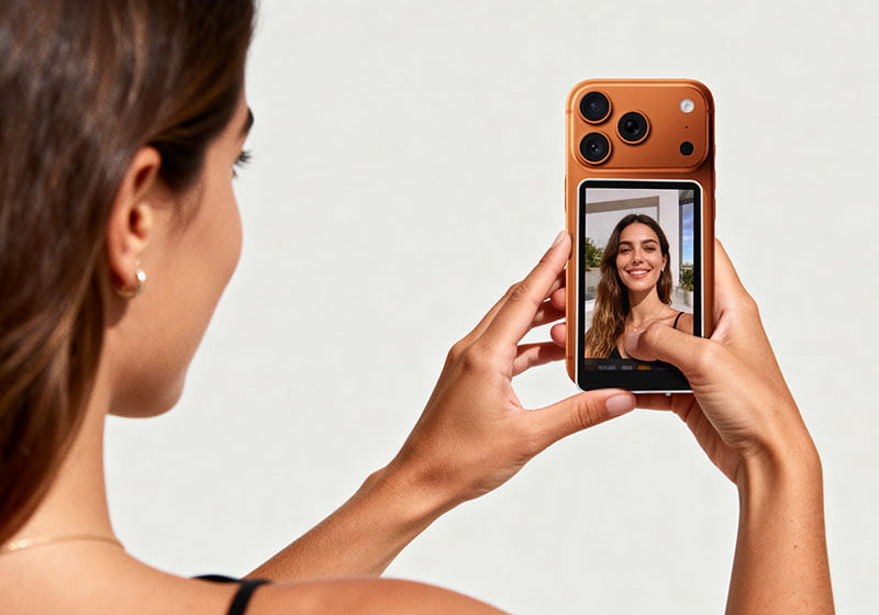 SYNCO upgrades the XView M4 selfie monitor screen for iPhone 17 Series