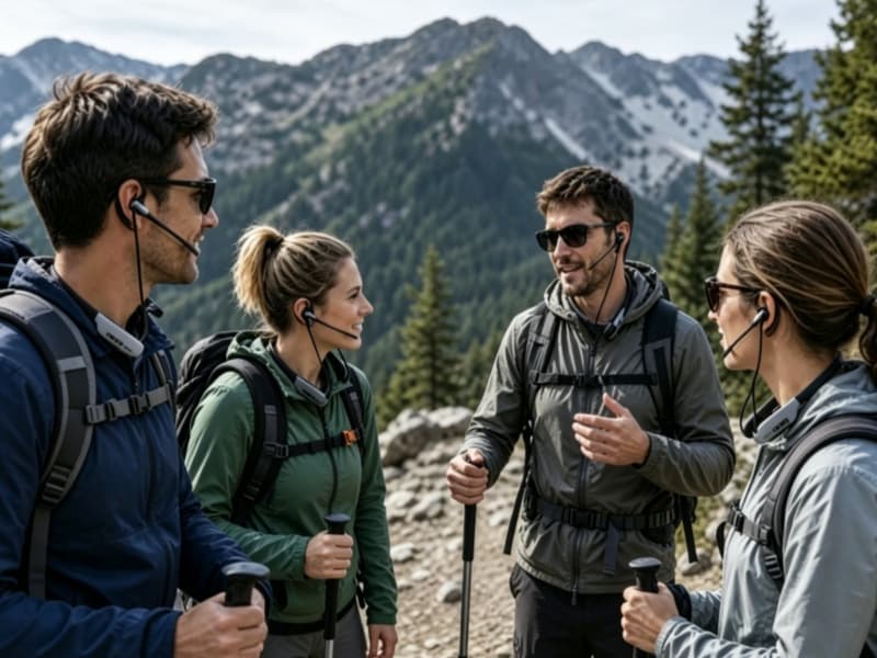 What is the best communication device for hiking?