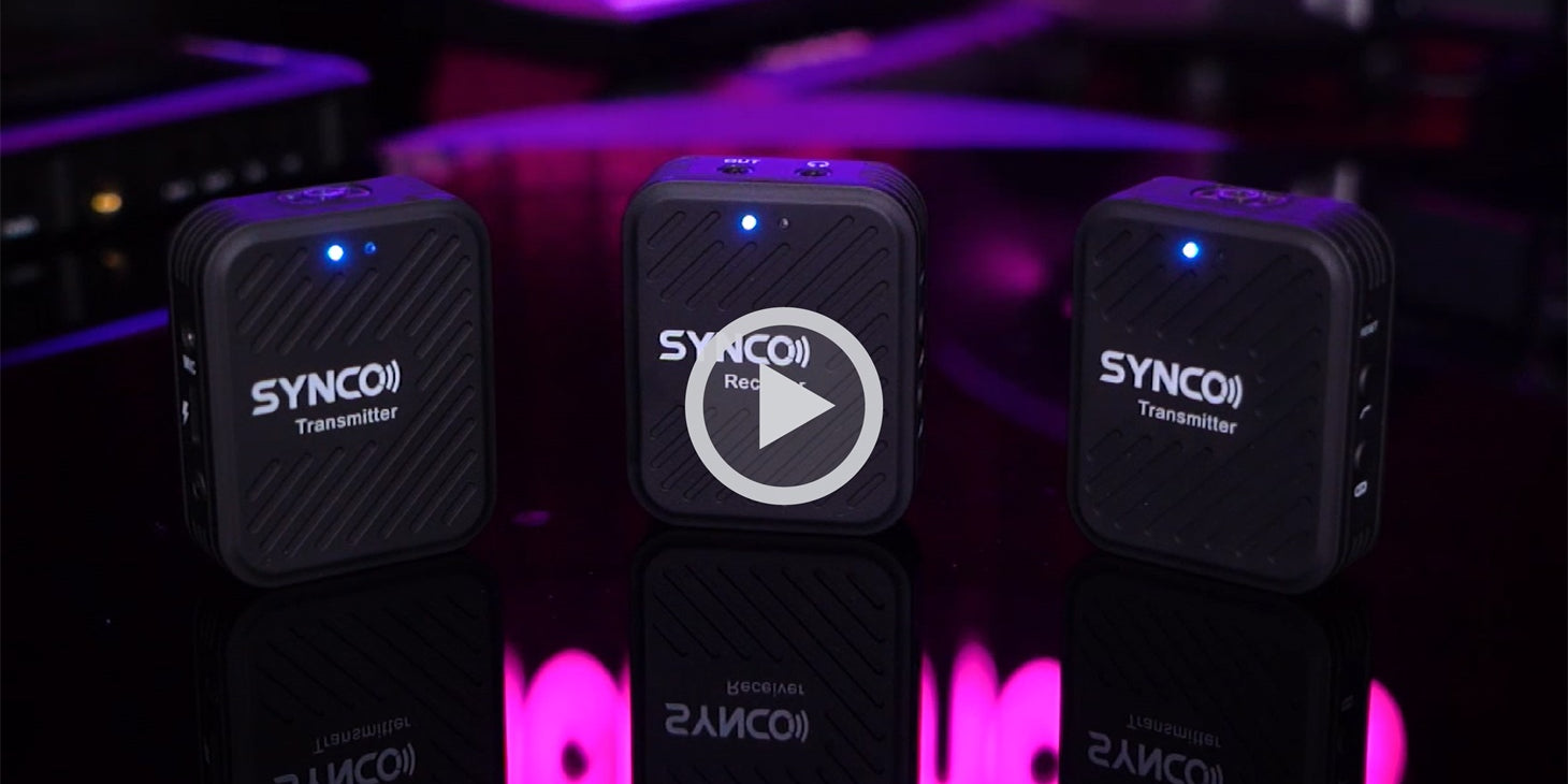 Meet SYNCO G1, new 2.4 GHz wireless mic system to challenge market
