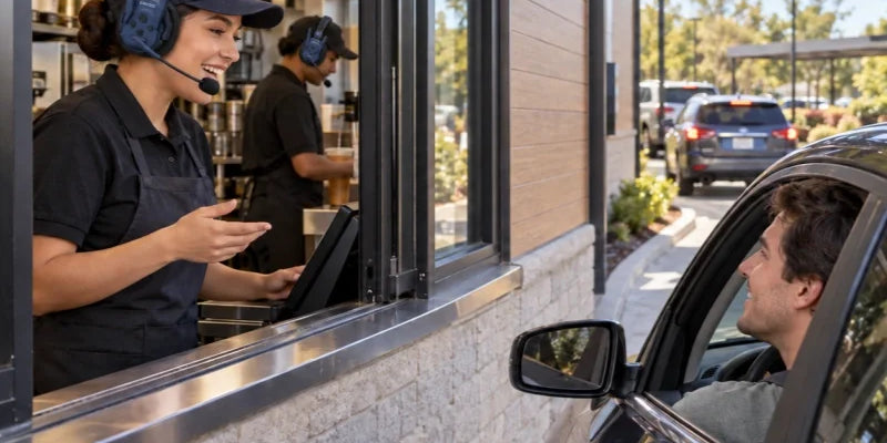 Best wireless drive-thru headset system for QSRs