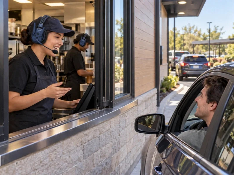 Best wireless drive-thru headset system for QSRs