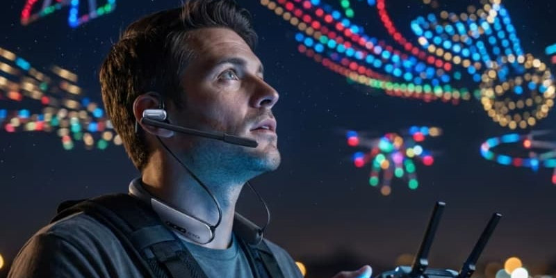 Drone light show communication headset: What you need to know