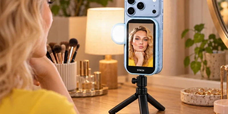 Selfie screen with light: Why use one and how to choose