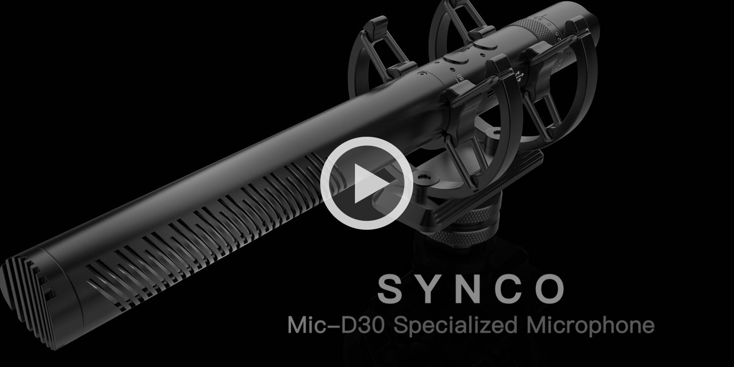 Introducing SYNCO shotgun microphone D30