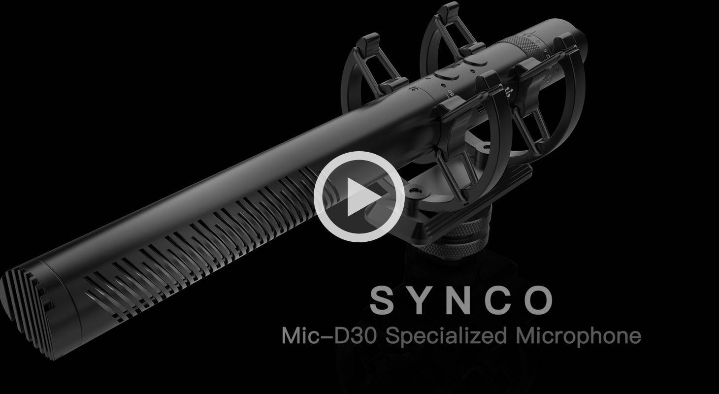 Introducing SYNCO shotgun microphone D30