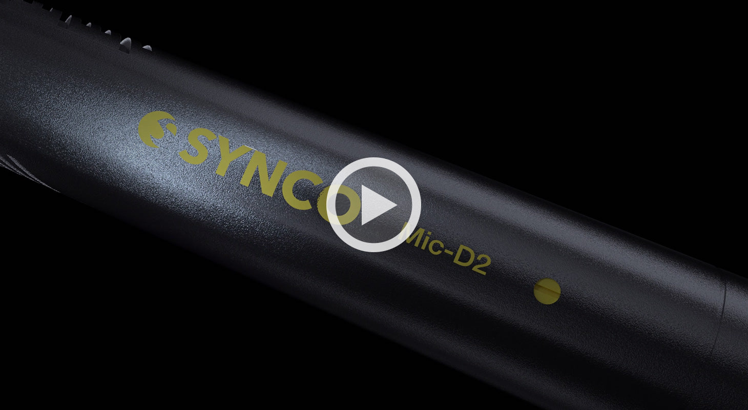 Introducing SYNCO shotgun mic D2