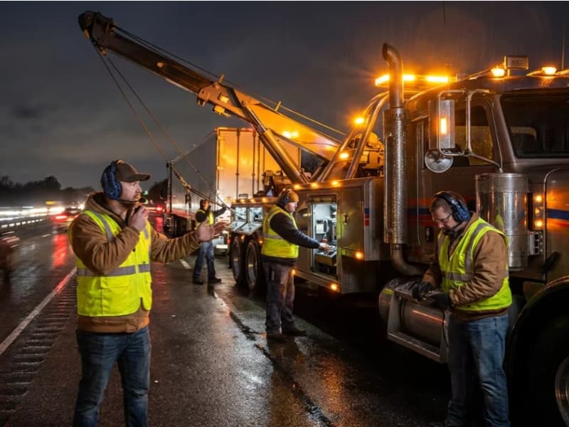 How tow service wireless headsets improve crew communication