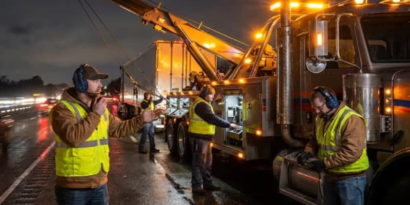 How tow service wireless headsets improve crew communication