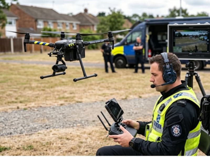 Wireless intercom for police drones: Why is it better than radio?
