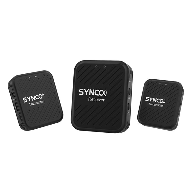 SYNCO G1(A2) has two transmitters and a receiver.