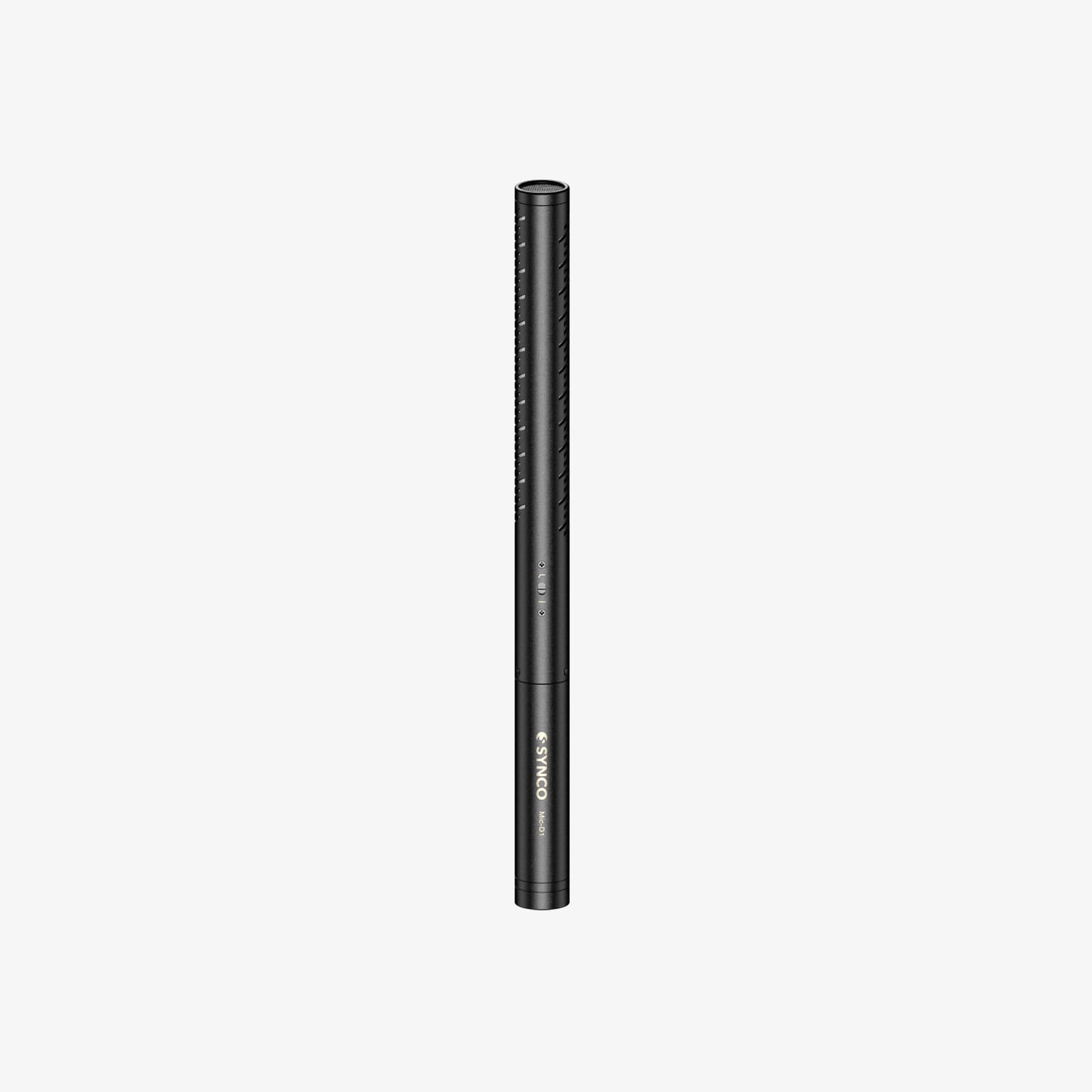 The SYNCO D1 shotgun mic for voice over has a high-pass filter button.