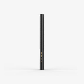 The SYNCO D2 hypercardioid XLR shotgun mic comes in black color with a brass metal body.