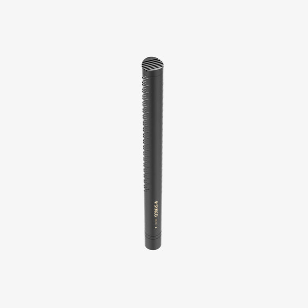 The SYNCO D2 black speckle finish is also non-reflective when shooting in formal settings.