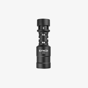 The SYNCO M1S small camera microphone has no buttons to connect to your device and start making.