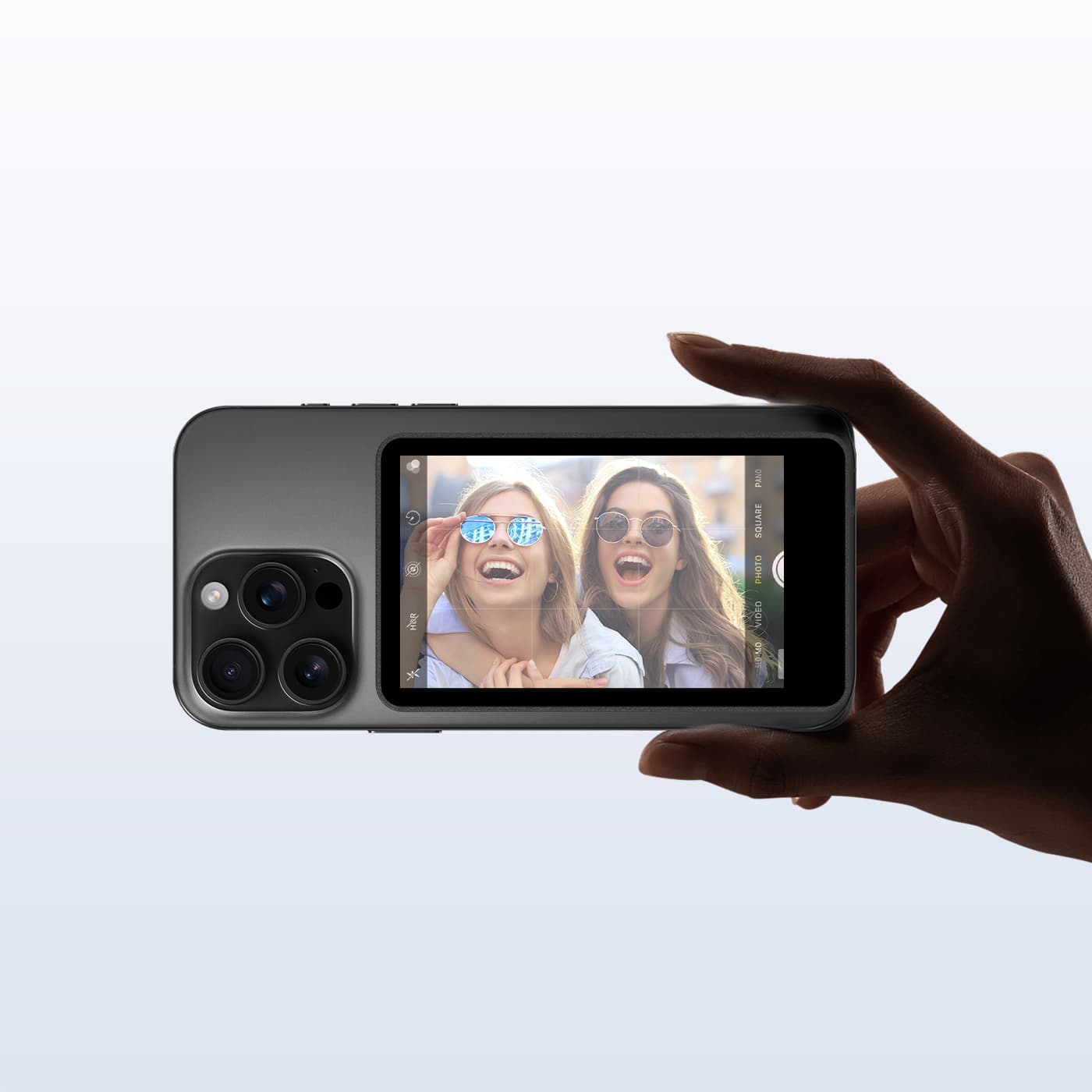 The M4 Touch screen monitor for phone has ultra-bright display for clear outdoor vlogging.