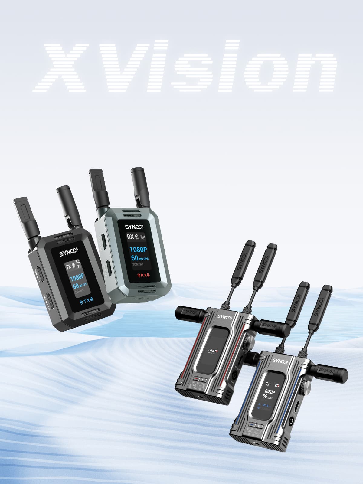 SYNCO XVision wireless video transmission systems collection