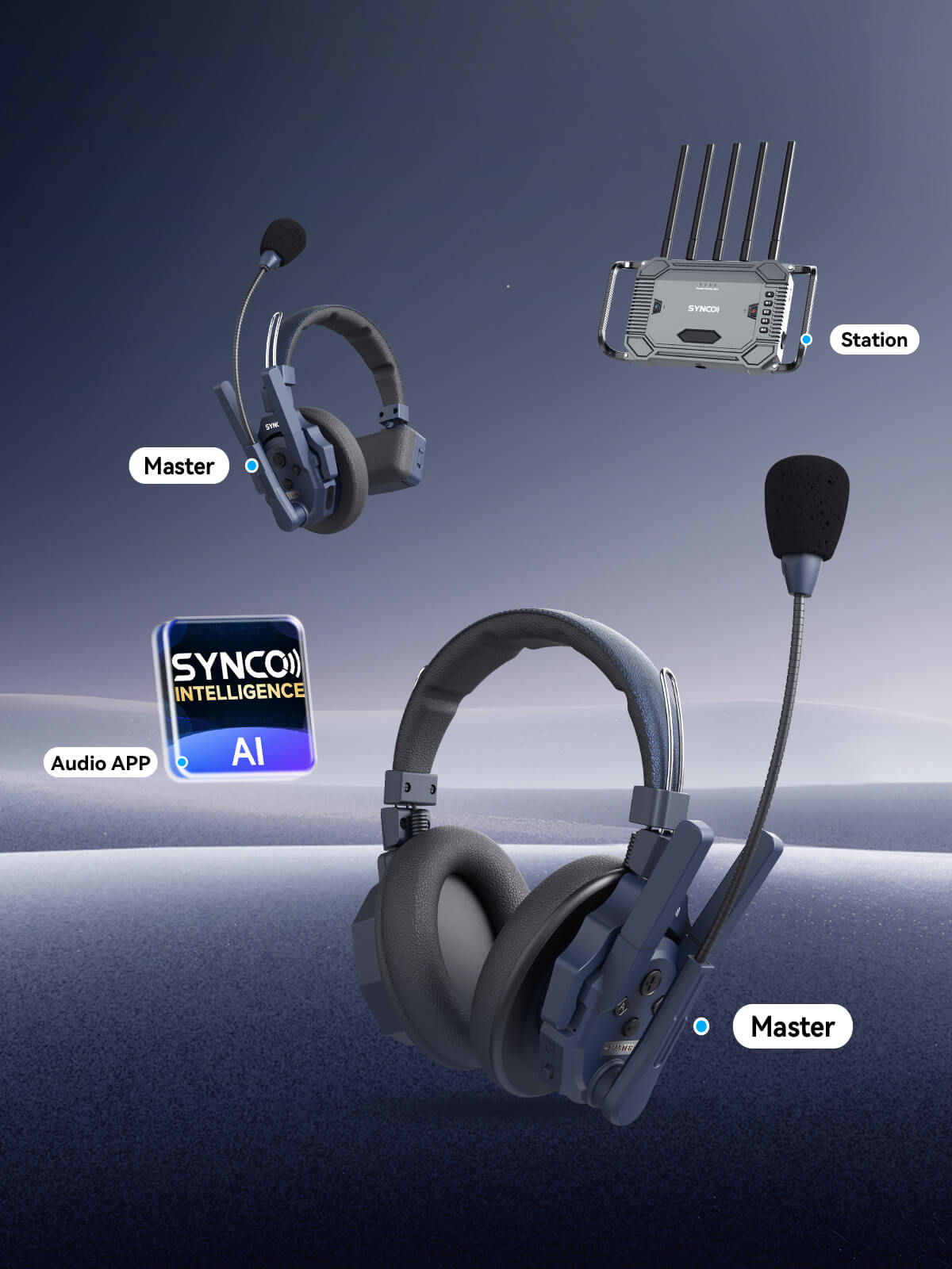 SYNCO Xtalk Master: Brandnew Wireless Communication Headsets