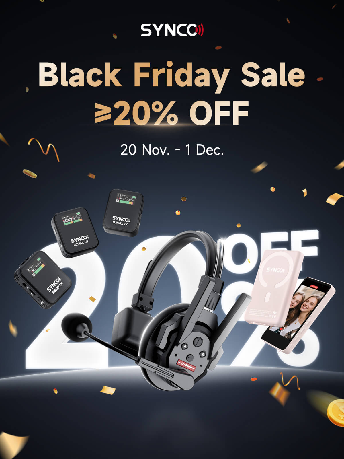 SYNCO Black Friday Sale 
