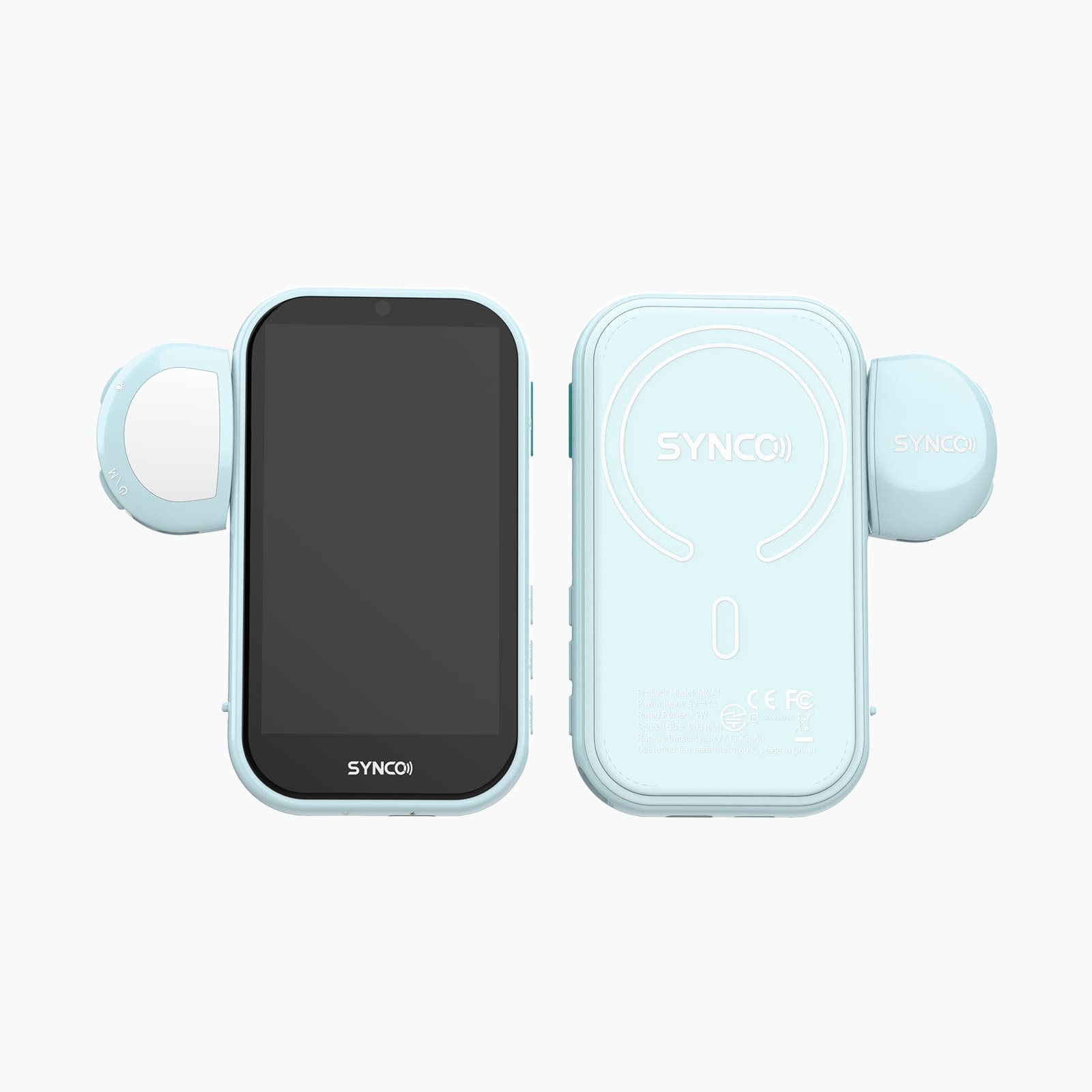 The SYNCO XView M4 AI is a smart phone monitor with a MagSafe-compatible design.