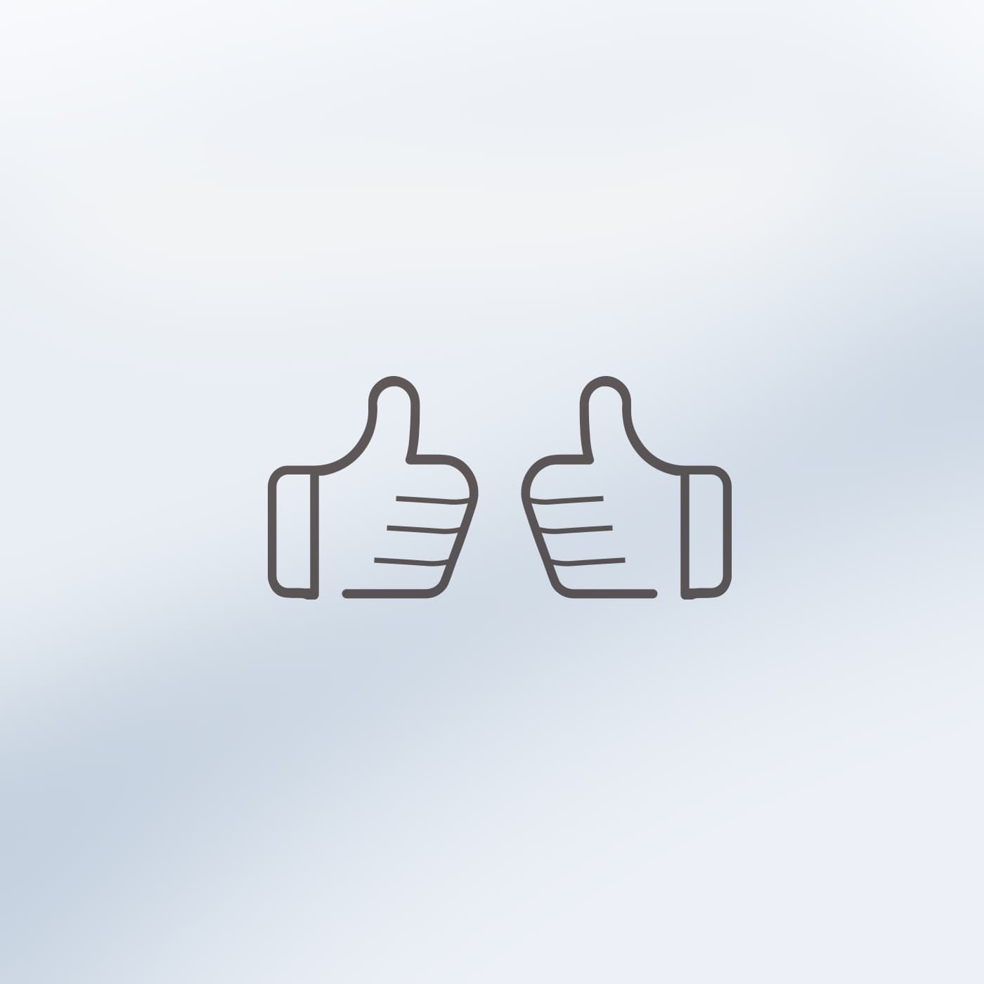 Two thumbs-up gesture for zoom out on the M4 AI