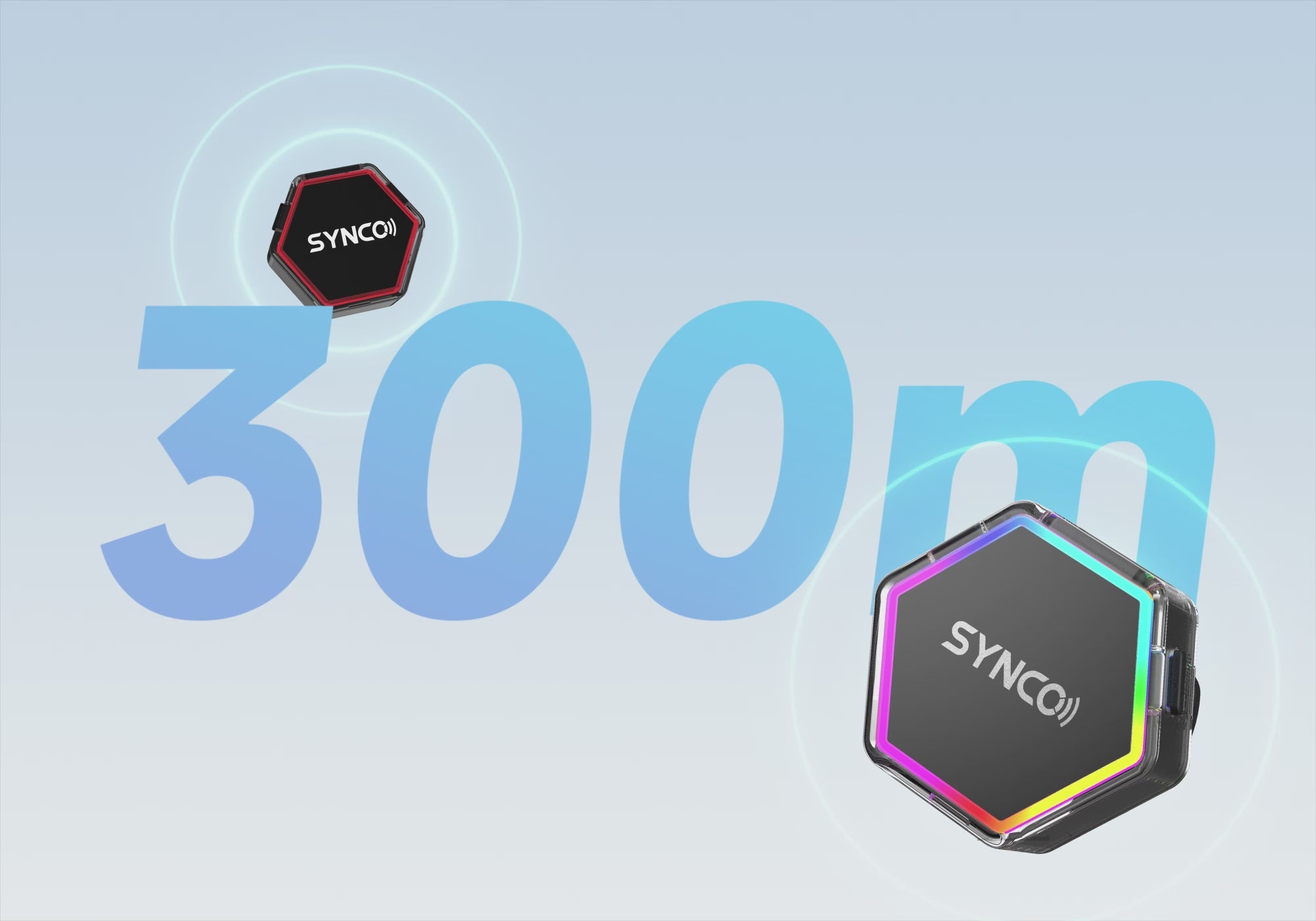 The SYNCO G4 best mini microphone wireless at 2.4G has a 300m transmission range