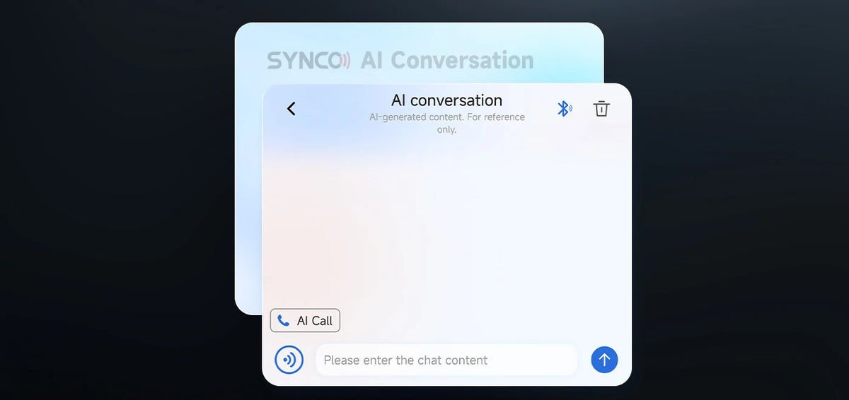 Talk to the SYNCO Smic AI smart wireless microphone and ask the agent to work for you