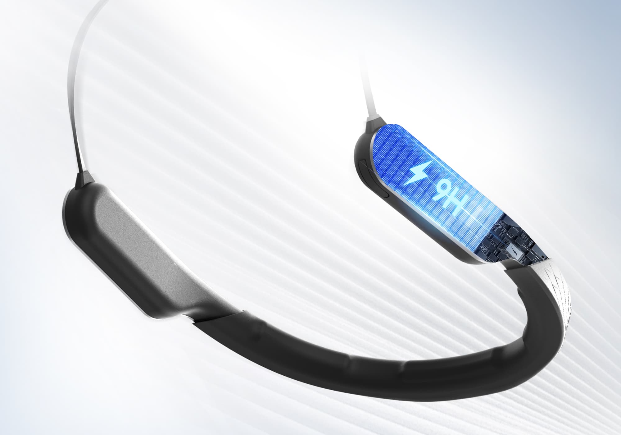 SYNCO Xtalk S neckband headset with a 9-hour battery life.