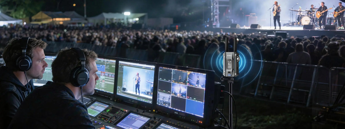 SYNCO XVision 4K featuring 80ms ultra-low latency for live stage monitoring