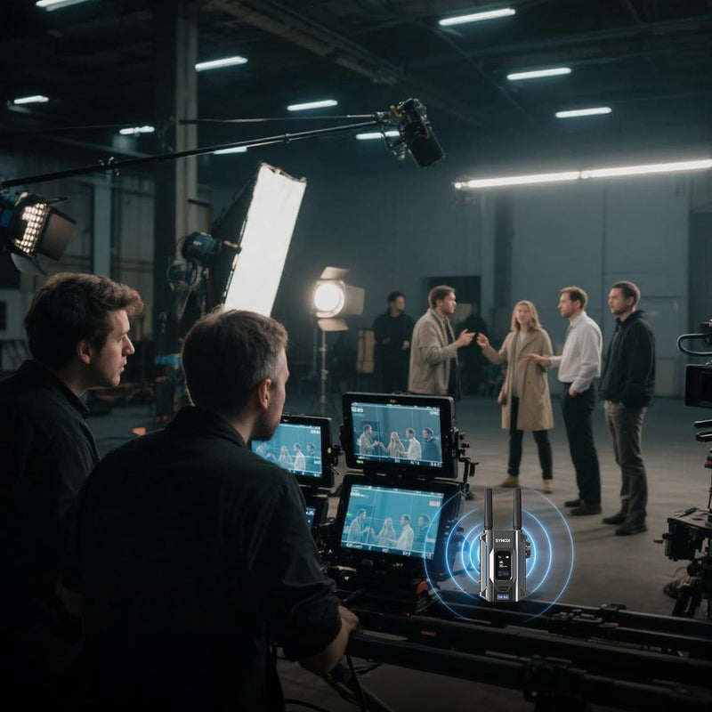 SYNCO XVision 4K in High Definition Mode delivering clear video transmission for TV Commercial production